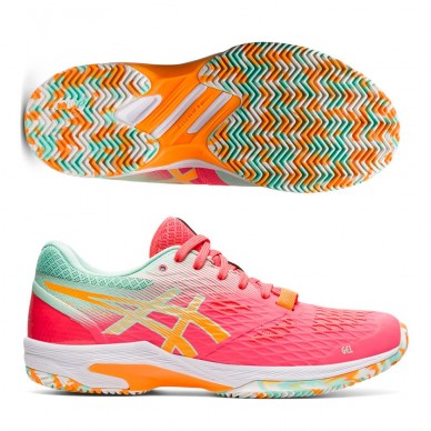 Asics Gel Padel Lima FF Blazing Coral Orange Pop