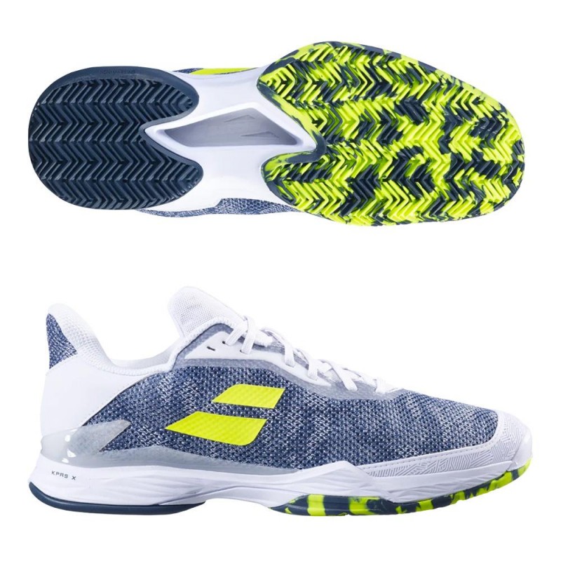 Zapatillas Babolat Jet Tere Clay Men White Dark Blue