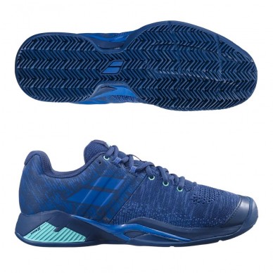 Zapatillas Babolat Propulse Blast Clay Men Dark Blue Viridian Green