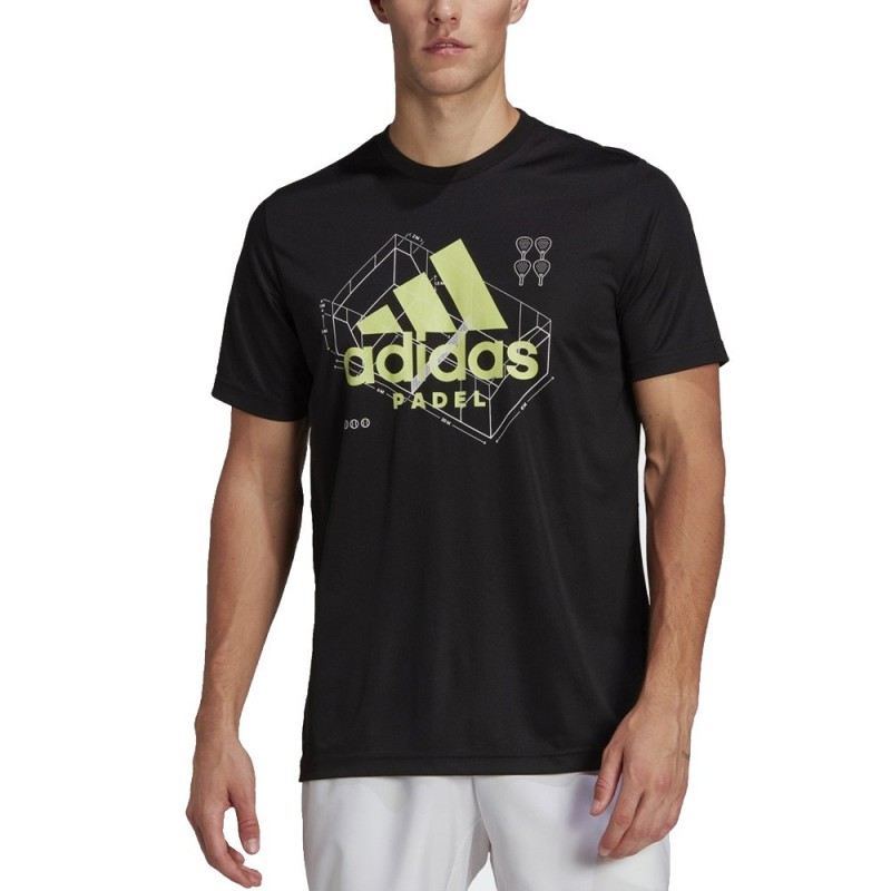 Adidas M Pad G Zwart T-shirt