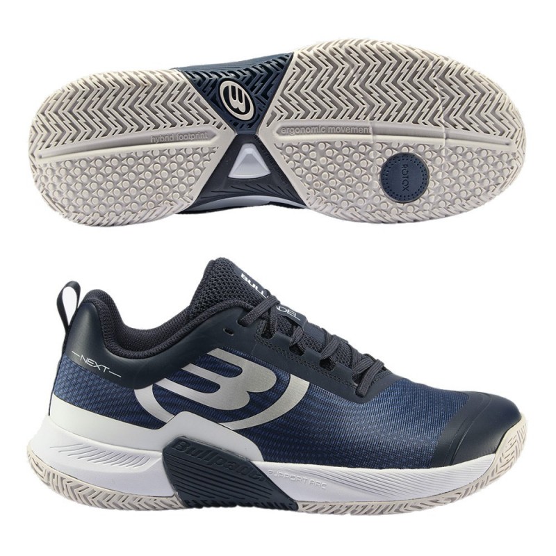 Bullpadel Next Hybrid PRO 22 marineblauwe schoenen