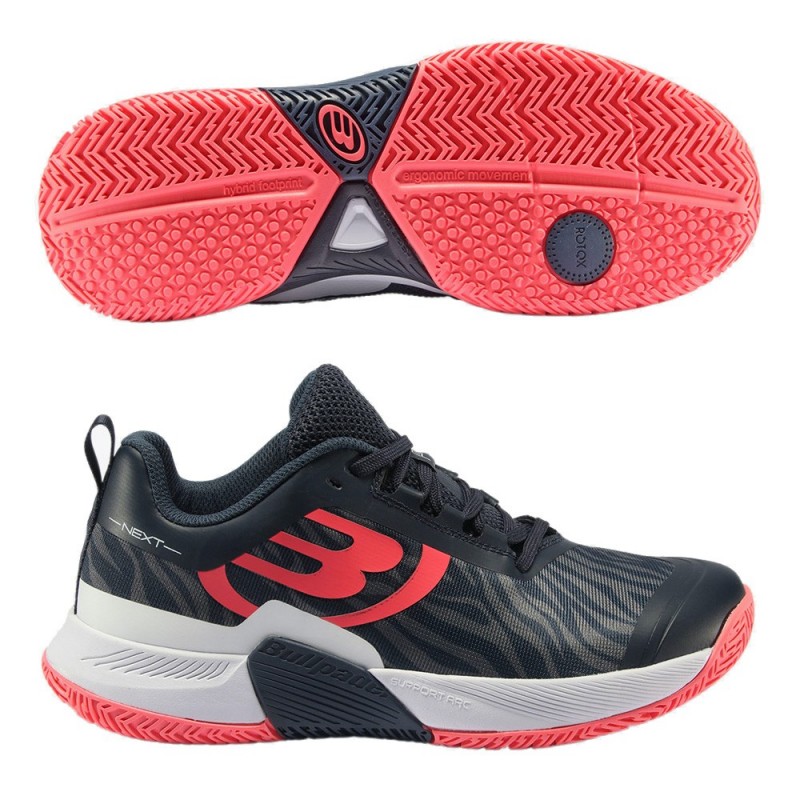 Bullpadel Next Hybrid PRO W 22 grijze schoenen Bullpadel Next Hybrid PRO W 22 grijze schoenen
