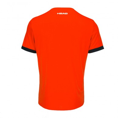 Camiseta Head Slice Heren Tangerine Zwart