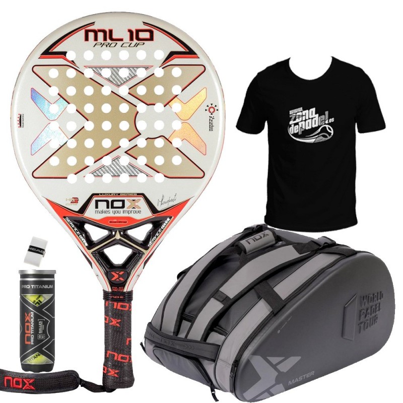 Pack ML10 Pro beker luxury + Padel Tassen + Bolas Pack ML10 Pro beker luxury + Padel Tassen + Bolas