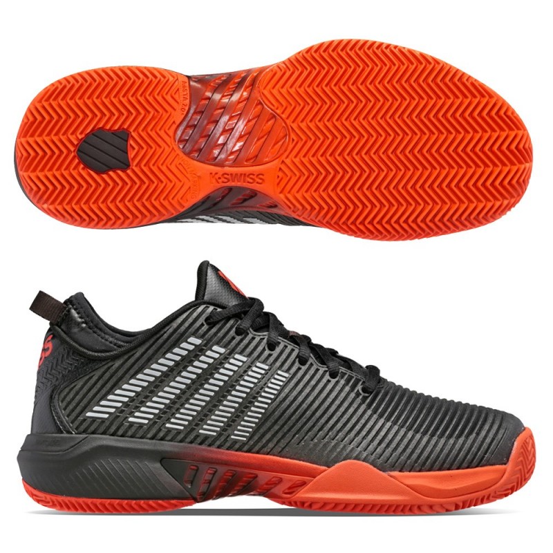 Padelschoenen Kswiss Hypercourt Supreme HB Asphalt Jet Black Padelschoenen Kswiss Hypercourt Supreme HB Asphalt Jet Black