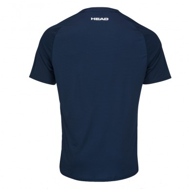 Camiseta Head Play Tech donkerblauwe print