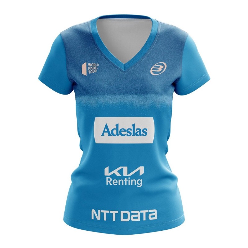 T-shirt Bullpadel Yeco Alejandra Salazar Cyaan T-shirt Bullpadel Yeco Alejandra Salazar Cyaan