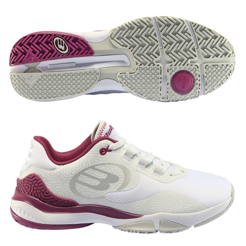 Bullpadel Flow Hybrid Fly 22 Wit Paars Schoenen Bullpadel Flow Hybrid Fly 22 Wit Paars Schoenen