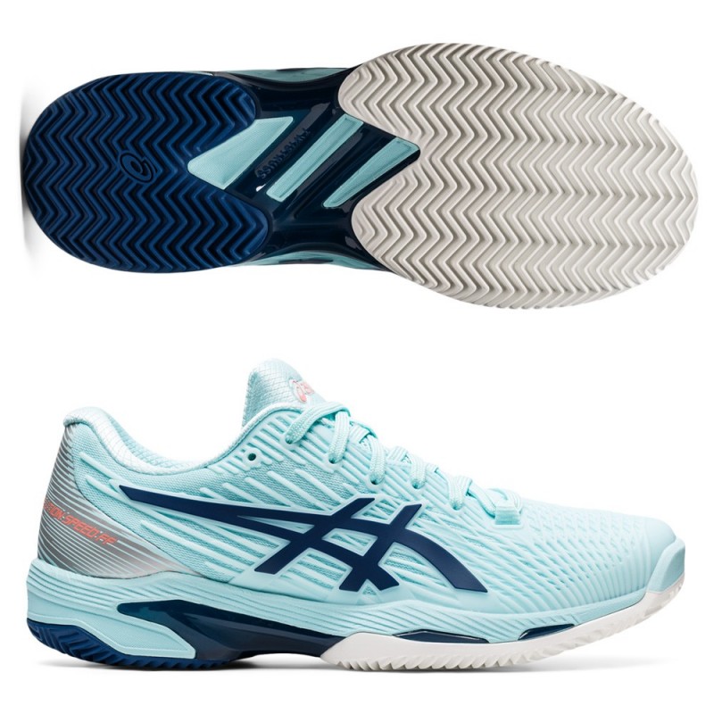 Asics Solution Speed FF 2 Clay Helder Blauw Licht Indigo Asics Solution Speed FF 2 Clay Helder Blauw Licht Indigo
