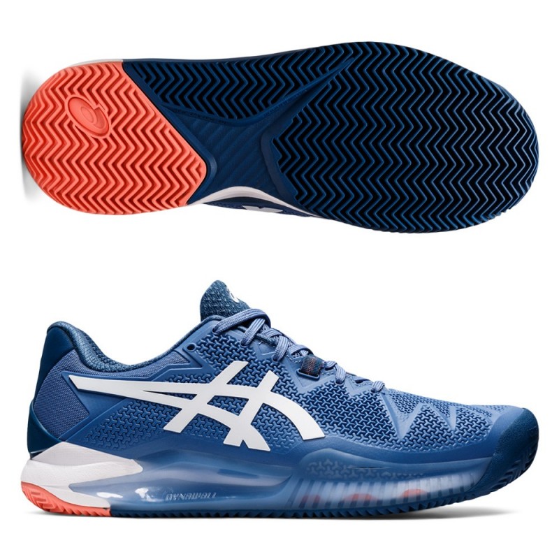 Asics Gel Resolution 8 Clay Blue Harmony White