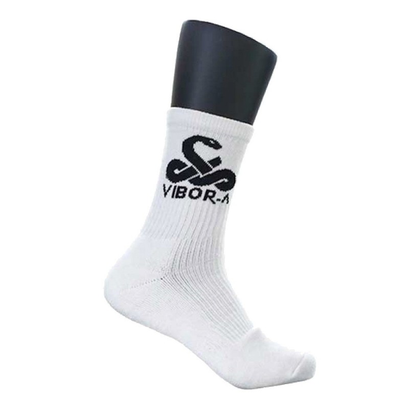 Vibora halfhoge witte sokken Vibora halfhoge witte sokken