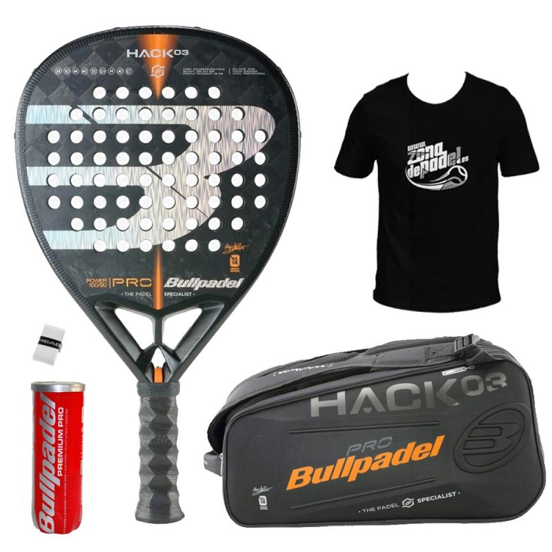 Pack Bullpadel Hack 03 + Padel Tassen Pack Bullpadel Hack 03 + Padel Tassen