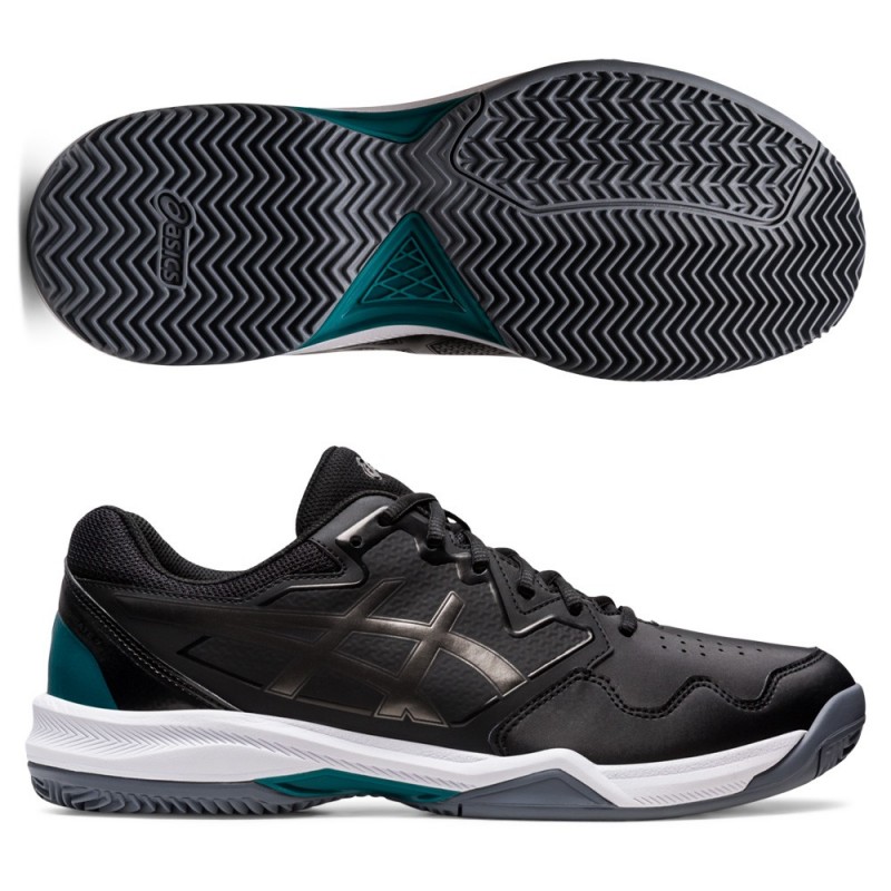 Asics Gel Dedicate 7 Clay zwart gunmetal Asics Gel Dedicate 7 Clay zwart gunmetal