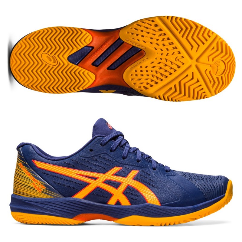 Asics Solution Swift FF Padel deep blue amber Asics Solution Swift FF Padel deep blue amber