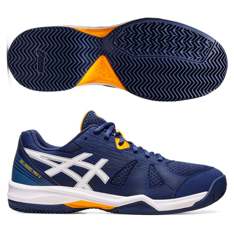 Asics Gel Padel Pro 5 deep ocean white Asics Gel Padel Pro 5 deep ocean white