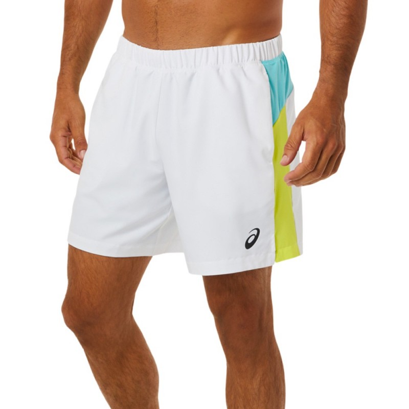 Pantalon Asics Court Color Block briljant wit Pantalon Asics Court Color Block briljant wit