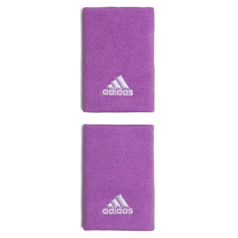 Adidas Tennis L Semi Pulse Lila Witte Polsbandjes Adidas Tennis L Semi Pulse Lila Witte Polsbandjes