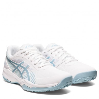 Asics Gel Game 8 Clay white smoke blue