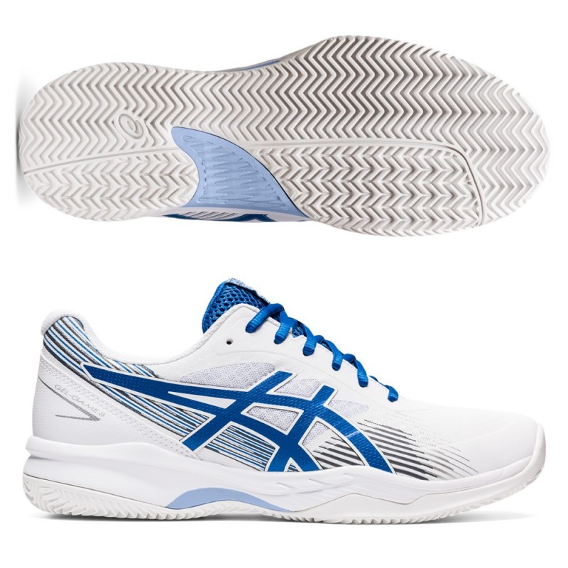 Asics Gel Game 8 Clay white lake drive Asics Gel Game 8 Clay white lake drive
