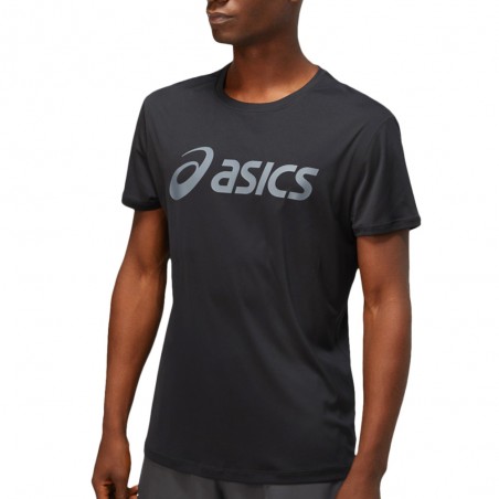 Asics Core Top performance zwart T-shirt - Gerecycleerde stof Zona de