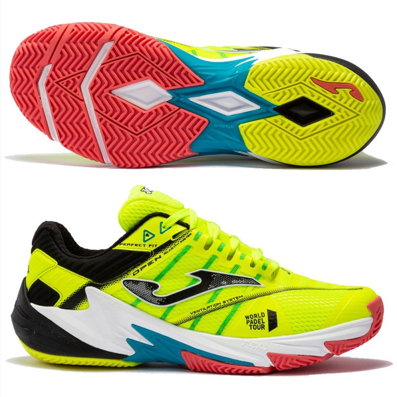 Joma T.OPEN 2209 Schoenen Fluor Geel Zwart Joma T.OPEN 2209 Schoenen Fluor Geel Zwart