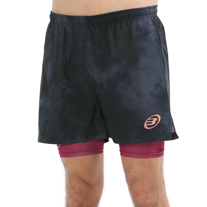 short Bullpadel Miton zwart short Bullpadel Miton zwart