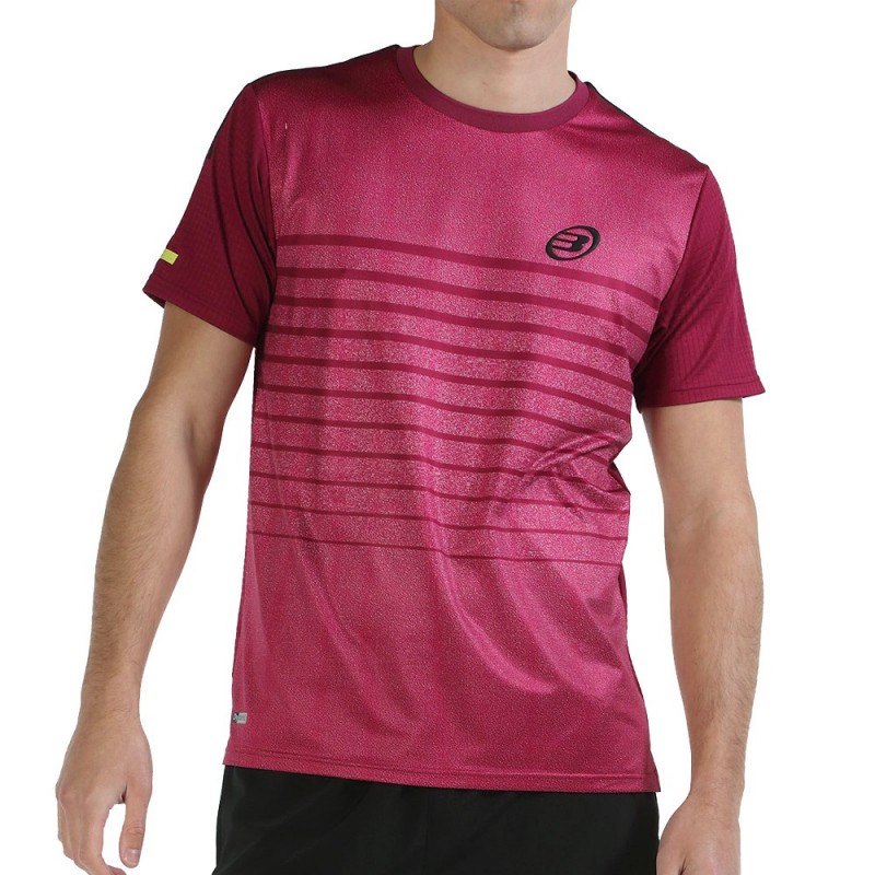 Bullpadel Litis bordeaux wijn t-shirt Bullpadel Litis bordeaux wijn t-shirt