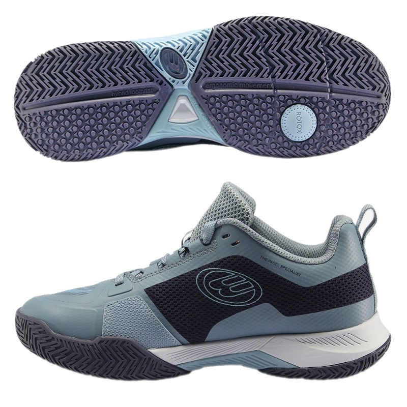 Bullpadel Next Hybrid Pro W 22 lichtblauwe padelschoenen Bullpadel Next Hybrid Pro W 22 lichtblauwe padelschoenen