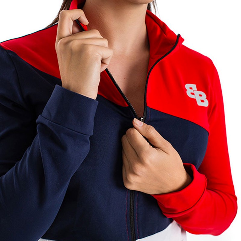 BB Nano Wit Rood Blauw Jas BB Nano Wit Rood Blauw Jas