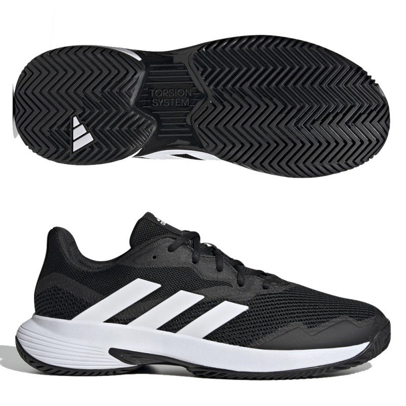 Padelschoenen Adidas Courtjam Control M core zwart 2022 Padelschoenen Adidas Courtjam Control M core zwart 2022