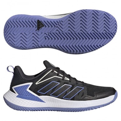 padelschoenen Adidas Defiant Speed W Clay core black lilac 2022