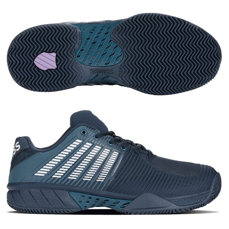 padelschoenen Kswiss Express Light 2 HB reflecterende vijver koloniaal blauw padelschoenen Kswiss Express Light 2 HB reflecterende vijver koloniaal blauw