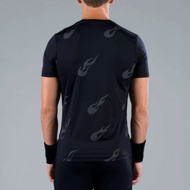 Hydrogen Flames Tech Tee Zwart Tee