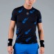Hydrogen Flames Tech Tee T-Shirt Zwart Blauw