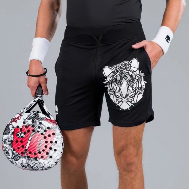 Short Waterstof Padel Tigers Tech zwart