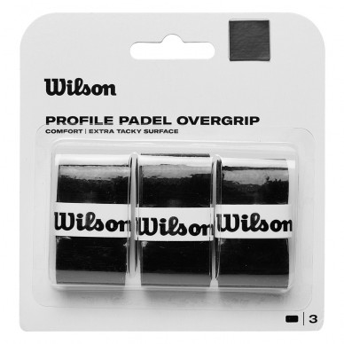Overgrip Wilson Profiel Padel zwart x 3