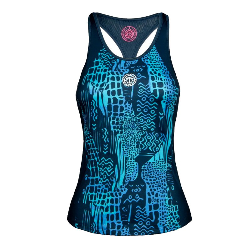 Bidi Badu Yaka Tech Tank blauw t-shirt Bidi Badu Yaka Tech Tank blauw t-shirt