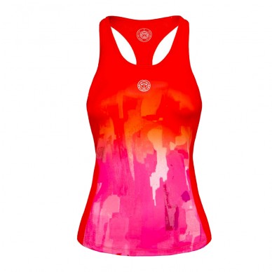 Bidi Badu Yaka Tech Tank T-shirt Rood Roze