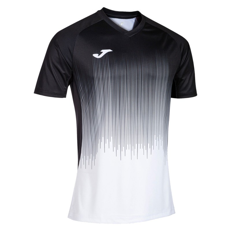 Joma Tiger IV T-shirt wit zwart