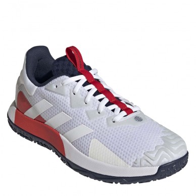 Adidas SoleMatch Control M OC Schoenen Wit Rood