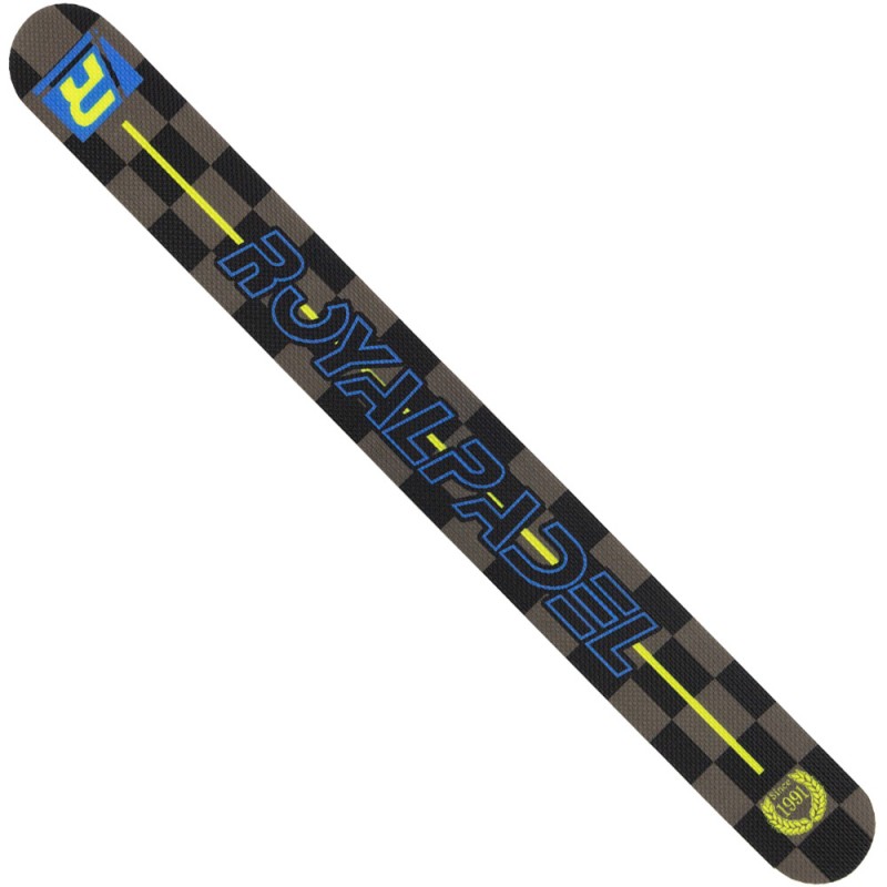 Beschermer Royal Padel zwart blauw logo Beschermer Royal Padel zwart blauw logo