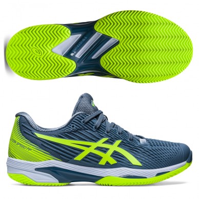 Asics Solution Speed FF 2 Clay steel blue hazard green