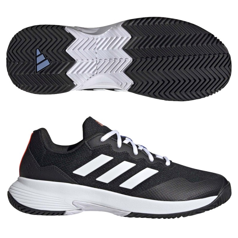 Padelschoenen Adidas Gamecourt 2 M Core zwart Padelschoenen Adidas Gamecourt 2 M Core zwart