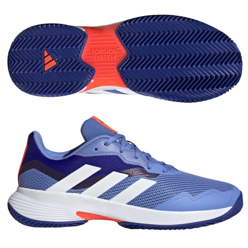 padelschoenen Adidas Courtjam Control M Clay Blauw Zwart padelschoenen Adidas Courtjam Control M Clay Blauw Zwart