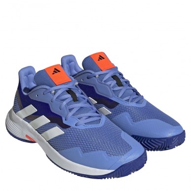 padelschoenen Adidas Courtjam Control M Clay Blauw Zwart