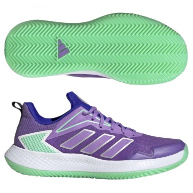 PadelSchoenen Adidas Defiant Speed W Clay violet fusion silver