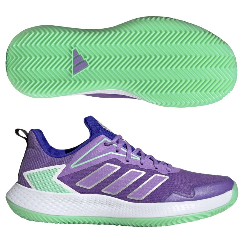 PadelSchoenen Adidas Defiant Speed W Clay violet fusion silver PadelSchoenen Adidas Defiant Speed W Clay violet fusion silver