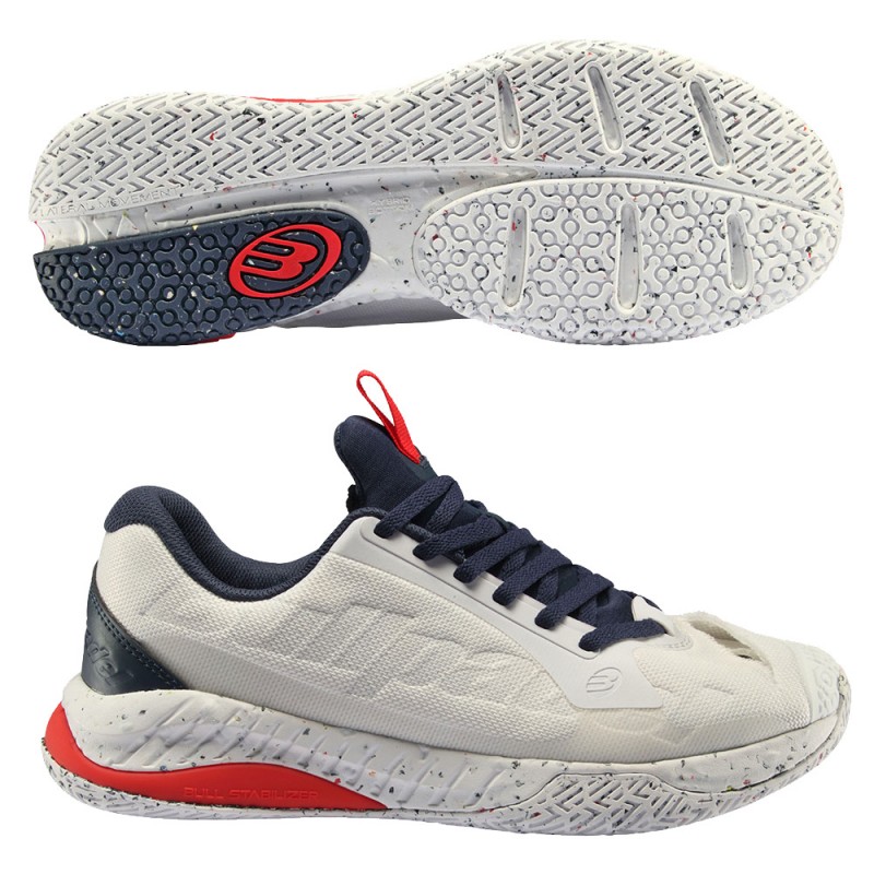 padelschoenen Bullpadel Comfort Pro 23V witte