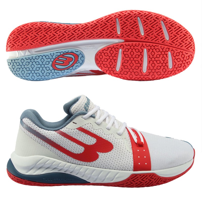 padelschoenen Bullpadel Comfort 23V witte