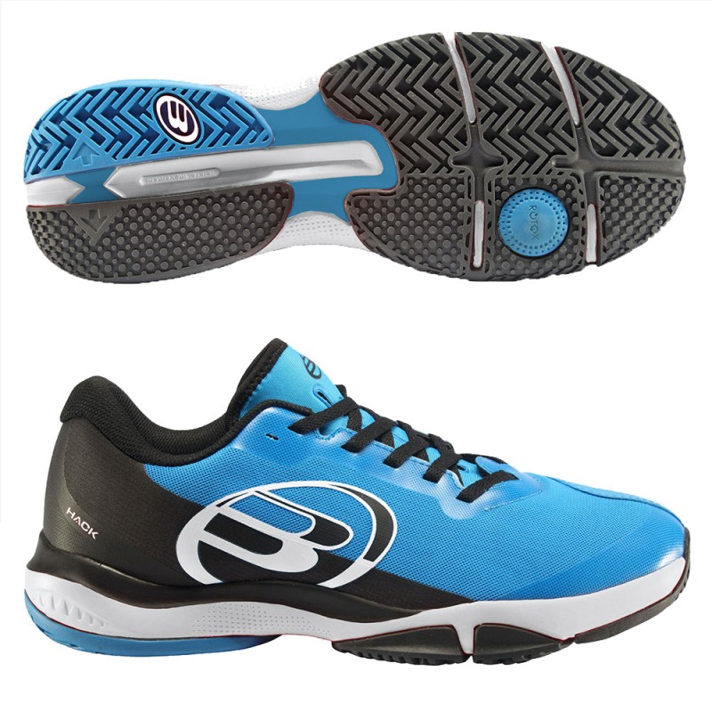 Padelschoenen Bullpadel Hack Hybrid Fly 23V koningsblauwe